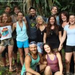 group photo during an ayahuasca retreat at the ayahuasca foundation